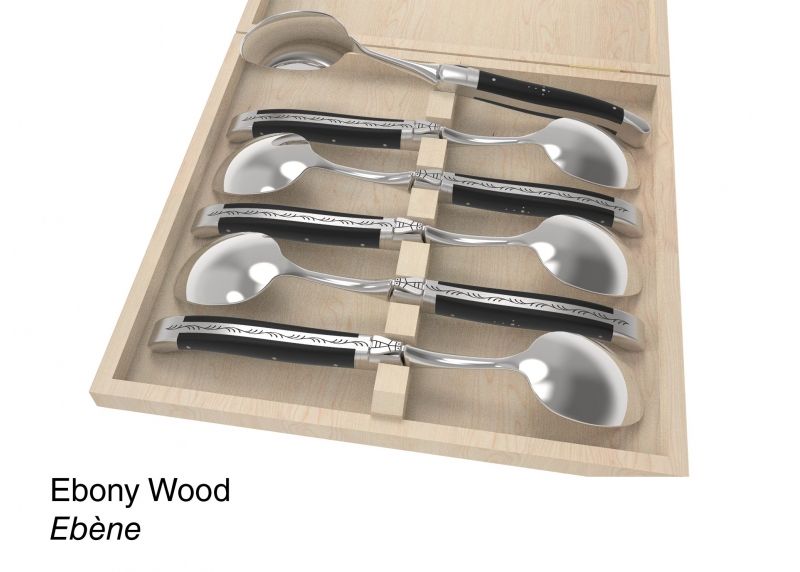 Laguiole configurator : set of 6 dessert spoons image 1