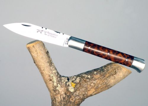 Set of 6 regional knife made with Madreperlato, beige