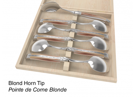 Laguiole configurator : set of 6 dessert spoons image 6