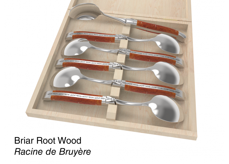 Laguiole configurator : set of 6 dessert spoons image 10