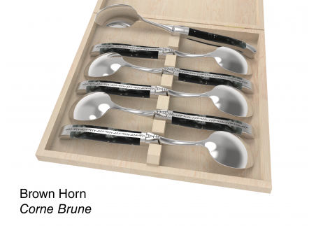 Laguiole configurator : set of 6 dessert spoons image 11