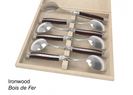 Laguiole configurator : set of 6 dessert spoons image 15