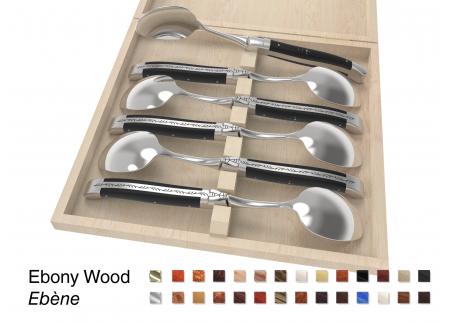 Laguiole configurator : set of 6 dessert spoons image 24