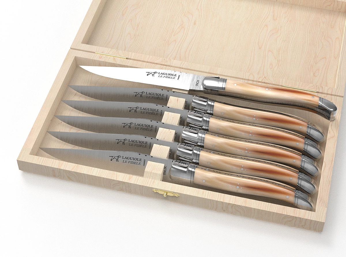 Stainless-Steel French Made Steak Knives
