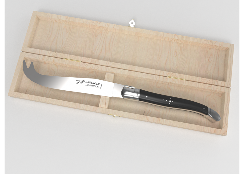 Classic Laguiole Kitchen Knife Set - Ebony wood handles