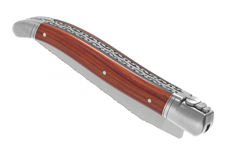 Prestige edition Laguiole knife with rosewood handle and stainless steel bolsters image 7