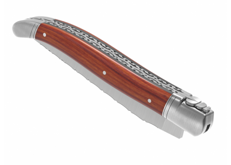 Prestige edition Laguiole knife with rosewood handle and stainless steel bolsters image 7