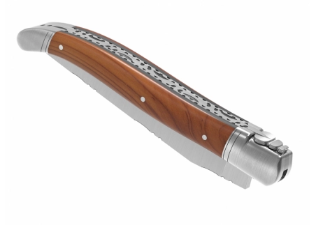 Prestige edition Laguiole knife with Yew wood handle and stainless steel bolsters image 14