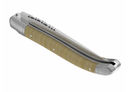 Couteau Laguiole avec un manche en érable onde et 2 mitres en acier inoxydable image 5