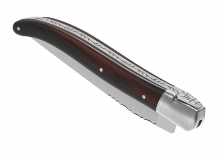 Laguiole knife with ironwood handle and 1 stainless steel bolster image 7