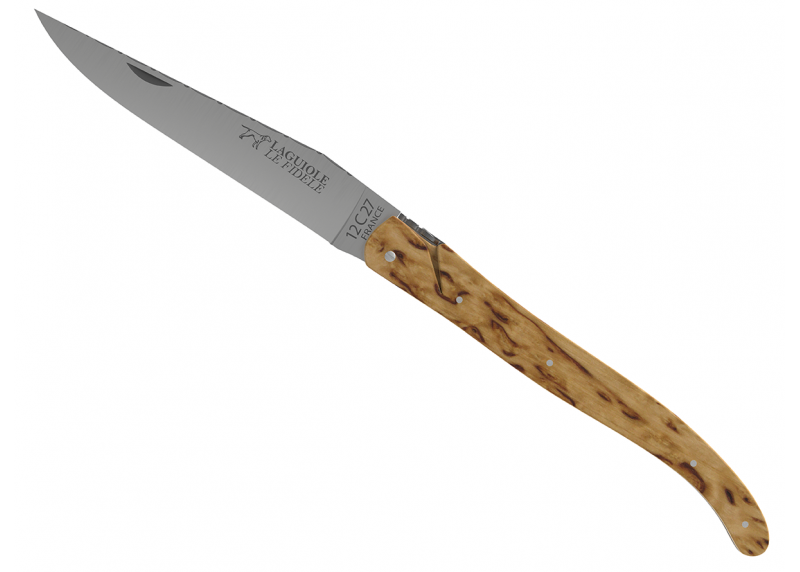 Laguiole knife full handle birch wood image 3