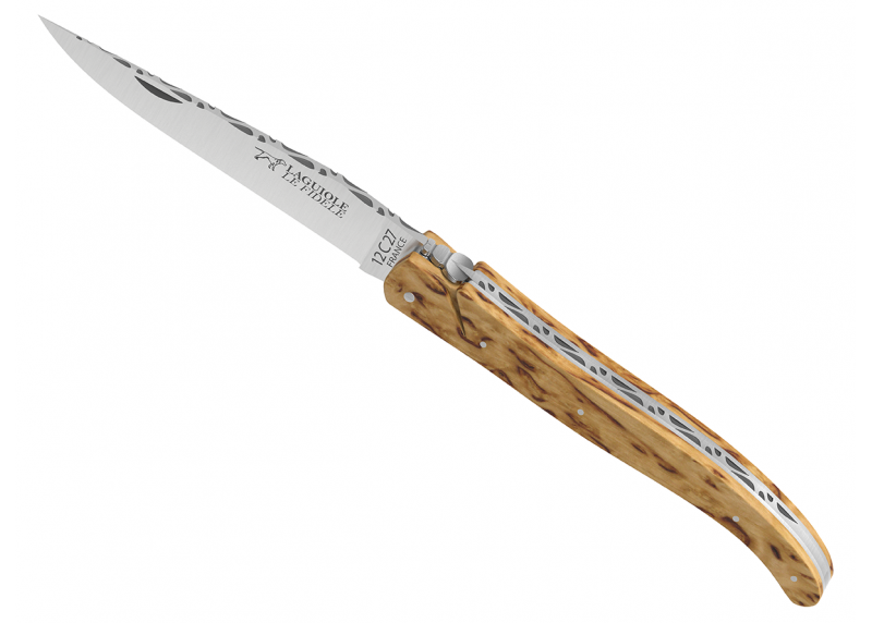 Laguiole knife full handle birch wood image 15