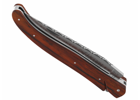Couteau Laguiole plein manche en bois de cocobolo image 4