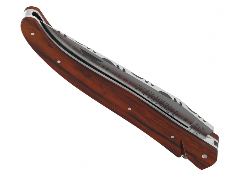 Couteau Laguiole plein manche en bois de cocobolo image 11