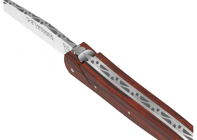 Couteau Laguiole plein manche en bois de cocobolo image 15