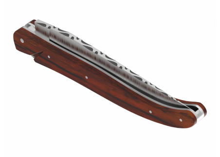 Couteau Laguiole plein manche en bois de cocobolo image 19