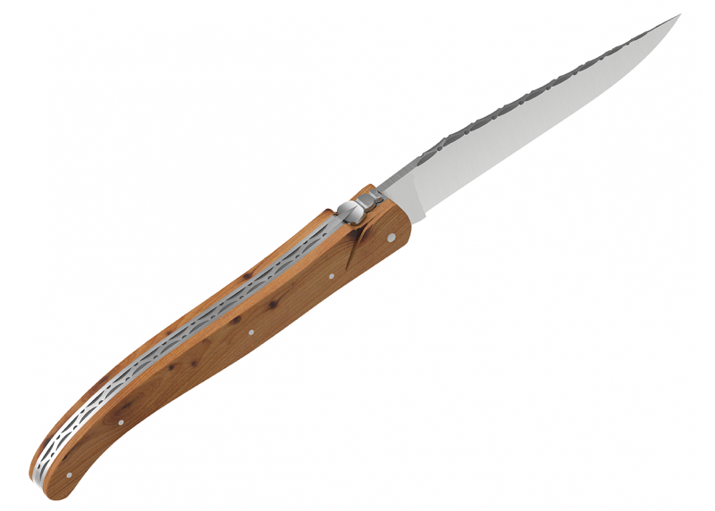 Laguiole knife full handle juniper wood image 4