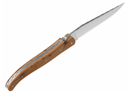 Laguiole knife full handle juniper wood image 4