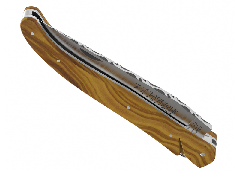 Laguiole knife full handle olive wood image 19