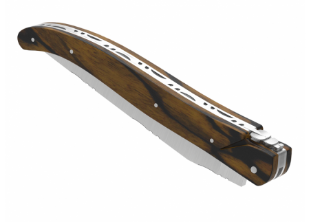 Laguiole knife full handle royal ebony wood image 14