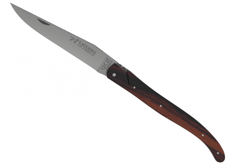 Laguiole knife full handle violet wood image 3