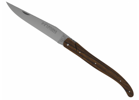 Laguiole knife full handle walnut wood image 3