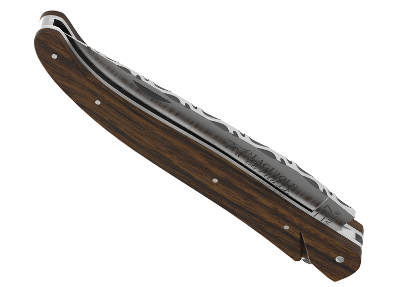 Laguiole knife full handle walnut wood image 19