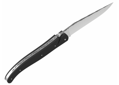 Laguiole knife full handle ebony wood image 18