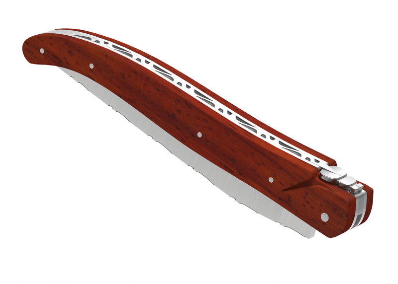 Laguiole knife full handle African padauk wood image 21