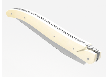 Laguiole knife full handle mammoth ivory image 7