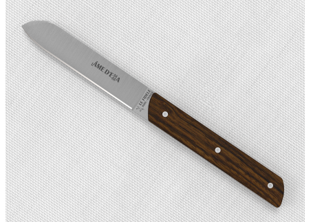 Set of 6 laguiole steak knives with walnut wood handle and stainless steel blade image 7