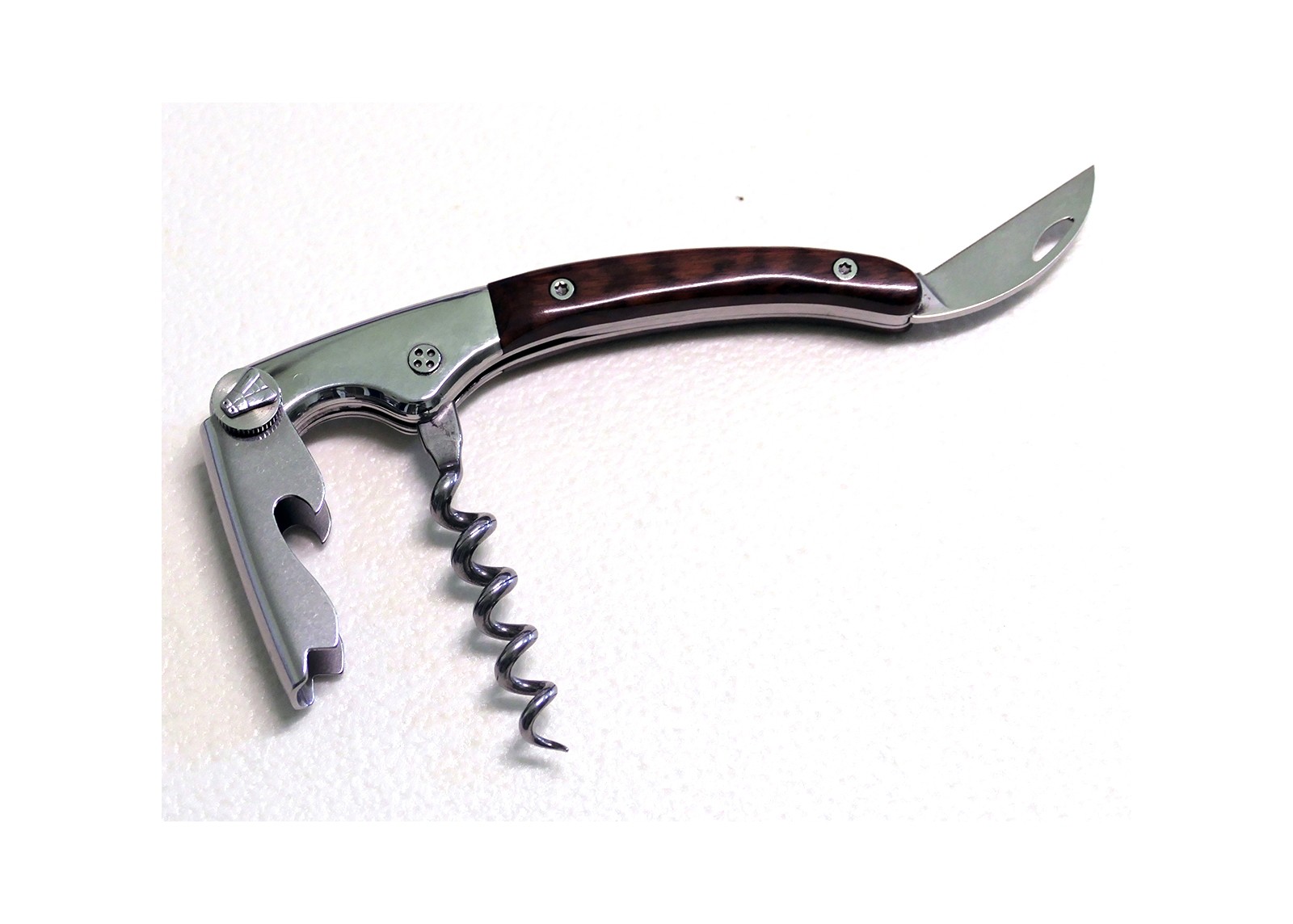 Bottle Opener, Corkscrew Opener With Knife