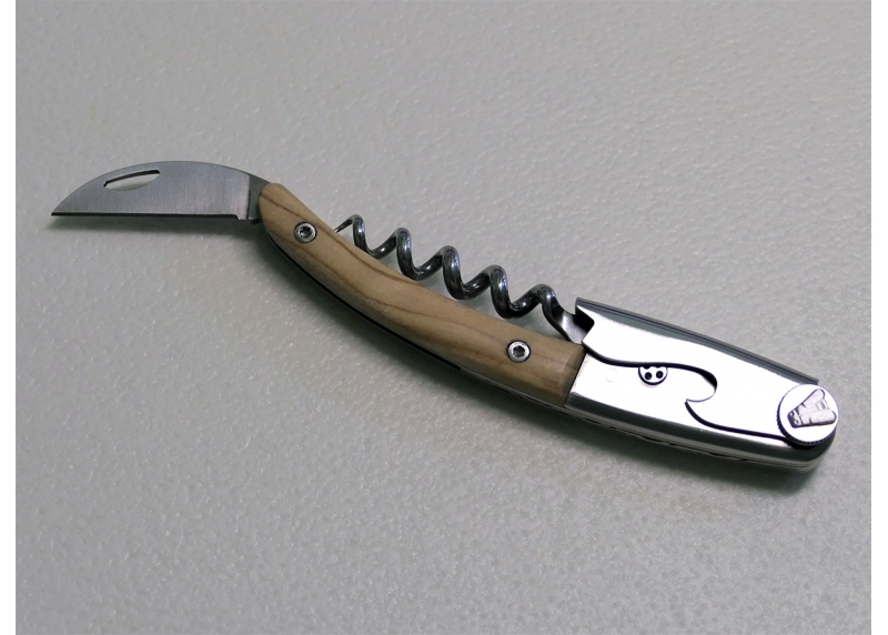 laguiole corkscrew, Wine Opener Olivewood Handle image 3