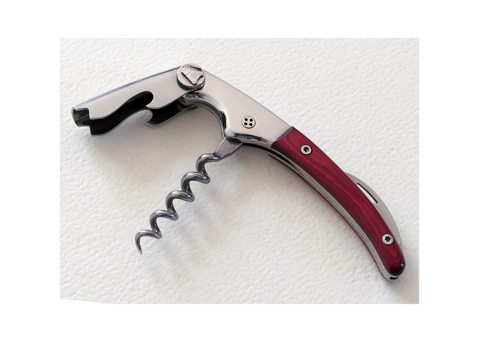 laguiole corkscrew, Wine Opener Red Stamina Handle image 2