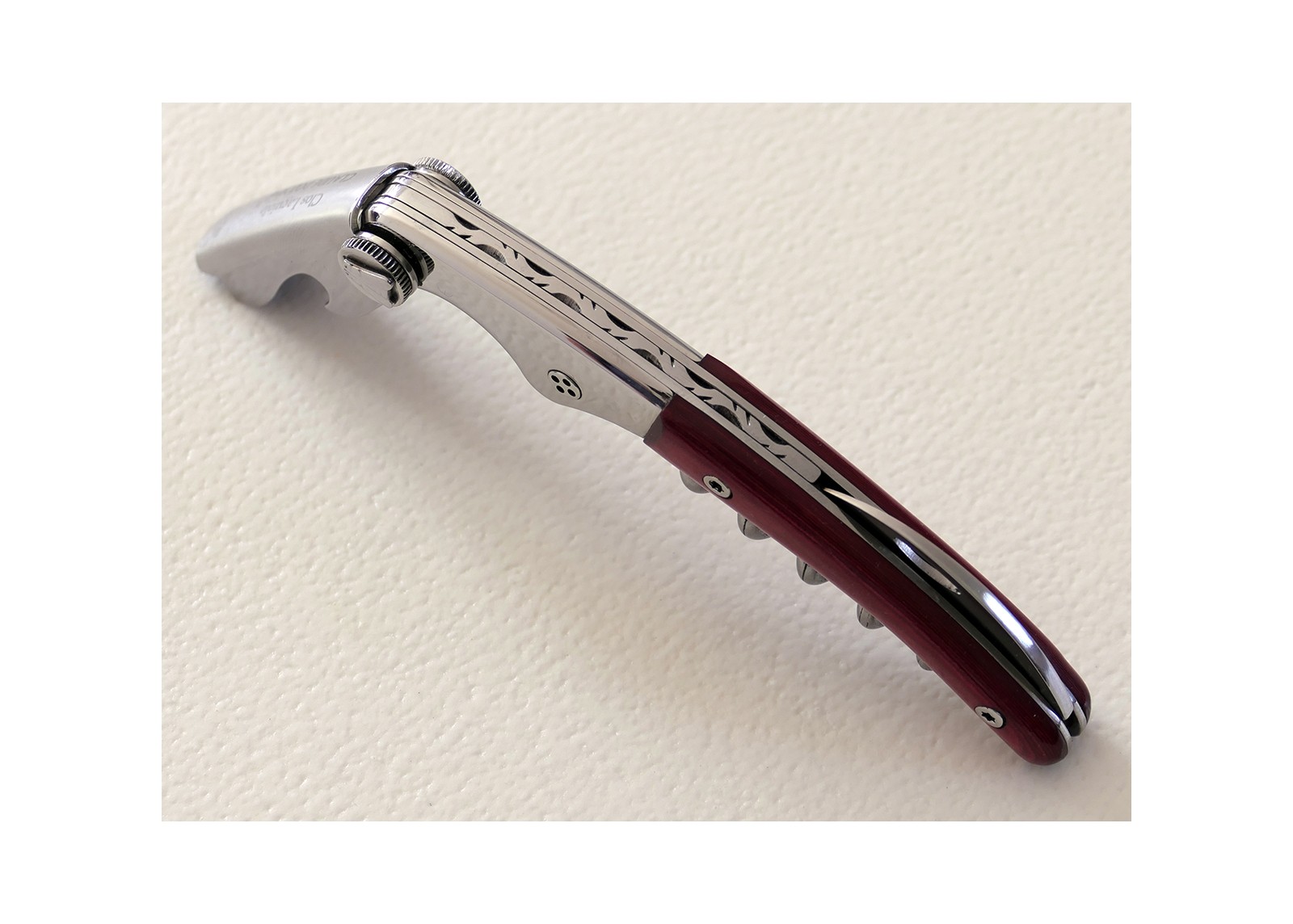 laguiole corkscrew, Wine Opener Red Stamina Handle image 4