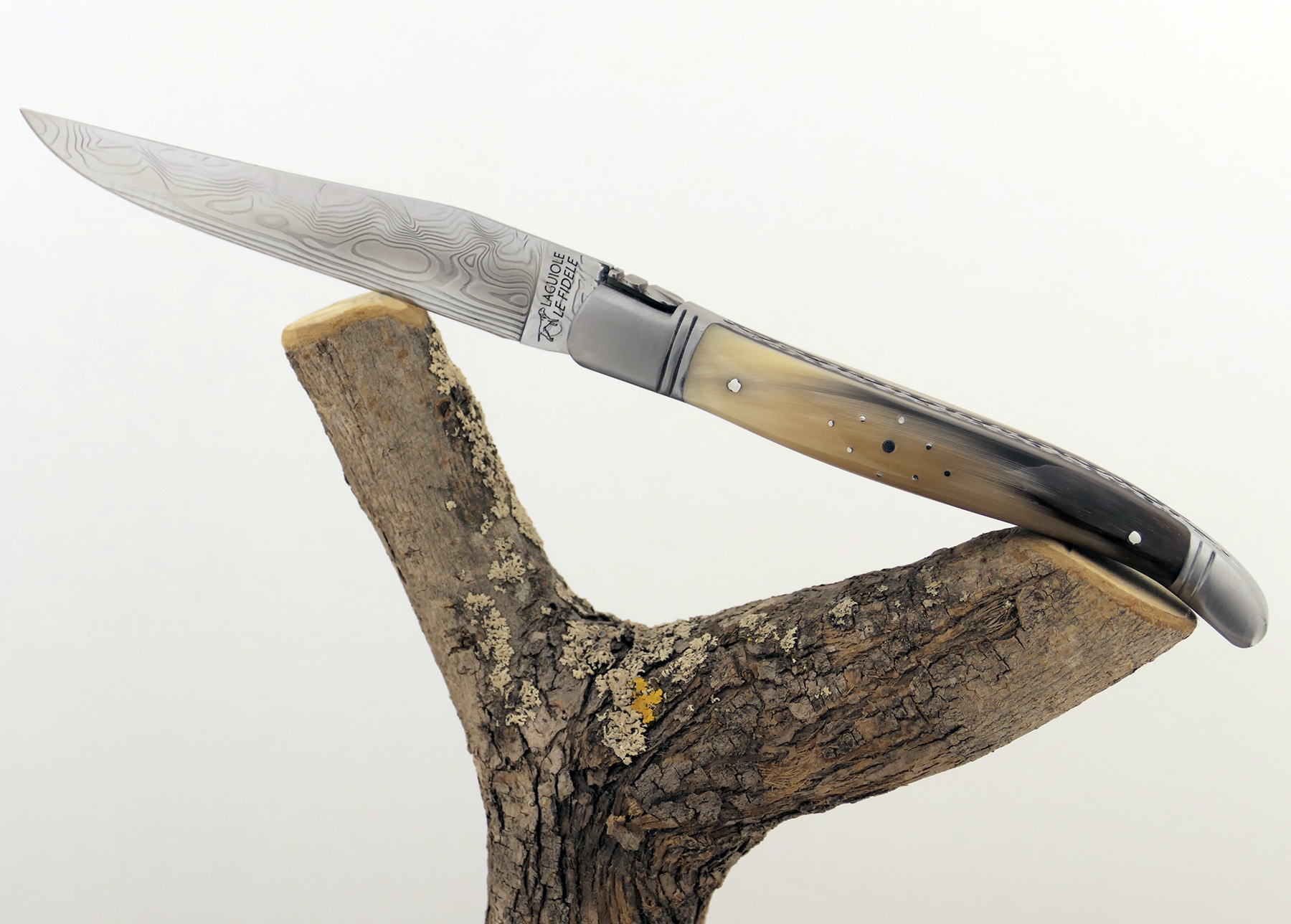Steak knife set with blond buffalo horn handles - Officine Gullo