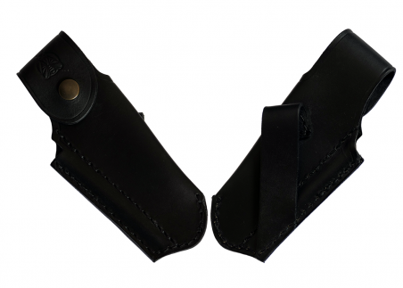 Etui en cuir noir pour couteau Laguiole image 1