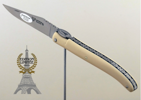 Laguiole de collection Couteau Laguiole Origine Tour Eiffel édition limitée manche en Elforyn