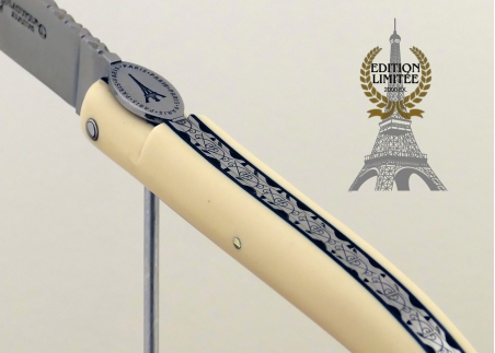 Laguiole de collection Couteau Laguiole Origine Tour Eiffel édition limitée manche en Elforyn