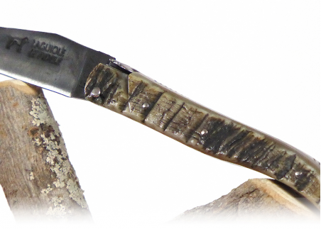 Laguiole Forged, with its Natural Ram's Horn Full Handle. image 6