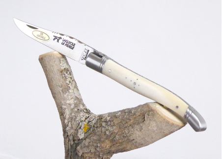 Couteau Laguiole Forgé, Manche en Os, lame traditionnelle image 13