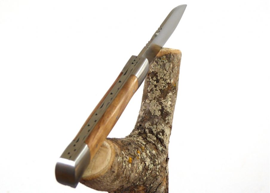 Couteau Roquefort avec son manche en bois d'Olivier de Sicile image 5