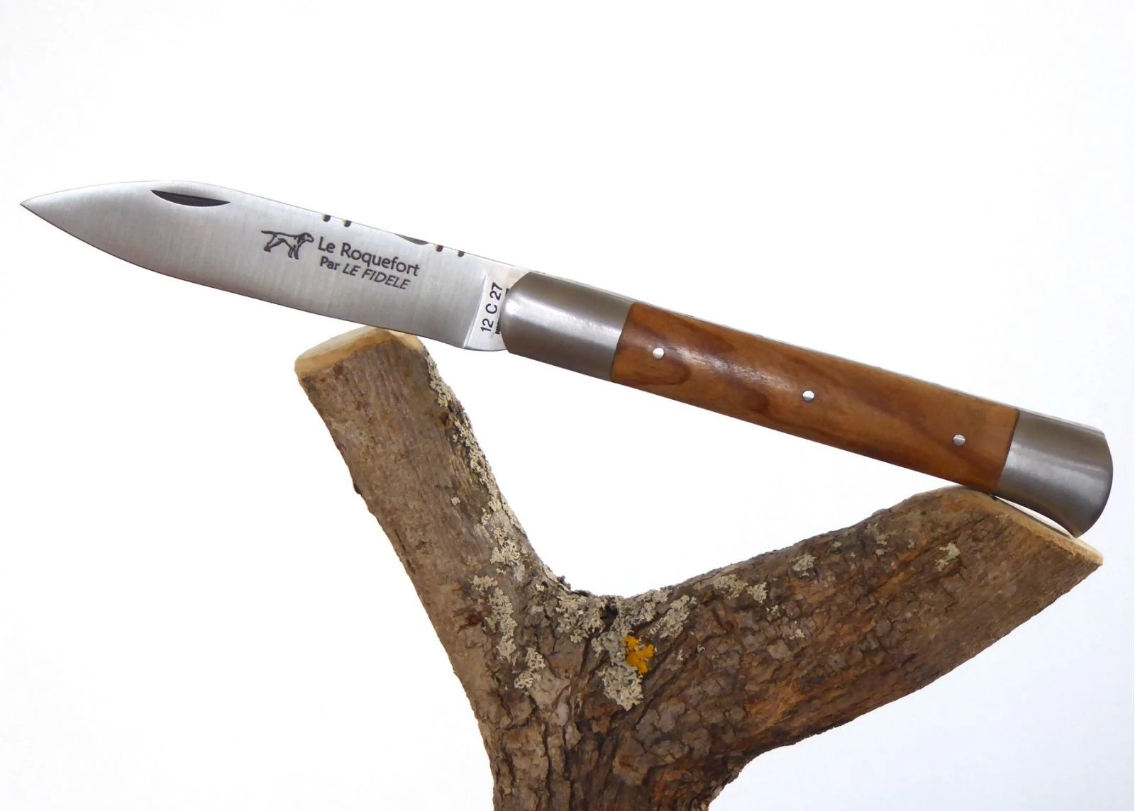 Roquefort knife with its Sicilian Olive wood Handle image 6